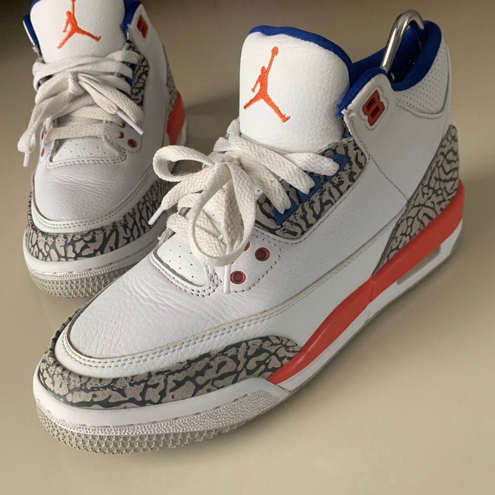 🚫SOLD•🅰️TX🚫 Air Jordan 3 Retro Knicks Size 6.5Y - Picture 10 of 11